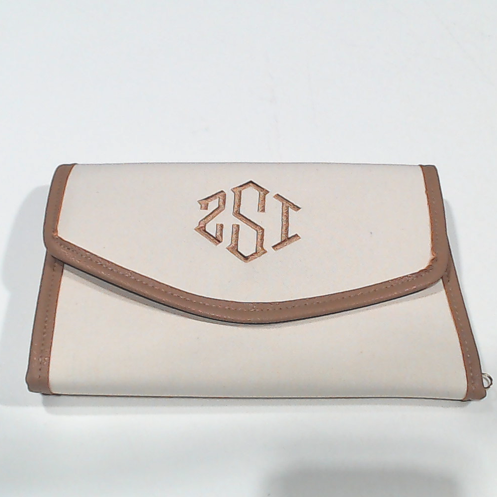 BLOOPER BAG: Monogrammed Travel Jewelry Organizer