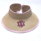 BLOOPER ACCESSORY: Monogrammed Packable Straw Visor