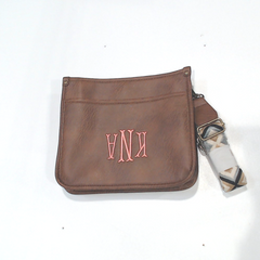 BLOOPER BAG: Monogrammed Saddlebag
