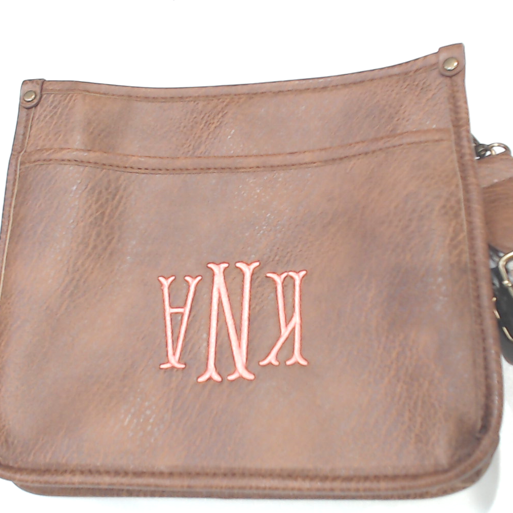 BLOOPER BAG: Monogrammed Saddlebag