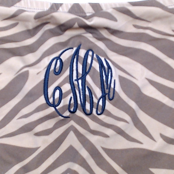 BLOOPER SWIM: Monogrammed One Piece Bathing  Suit