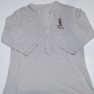 BLOOPER CLOTHING: Monogrammed Henley