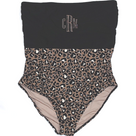 BLOOPER SWIM: Monogrammed One Piece Bathing  Suit