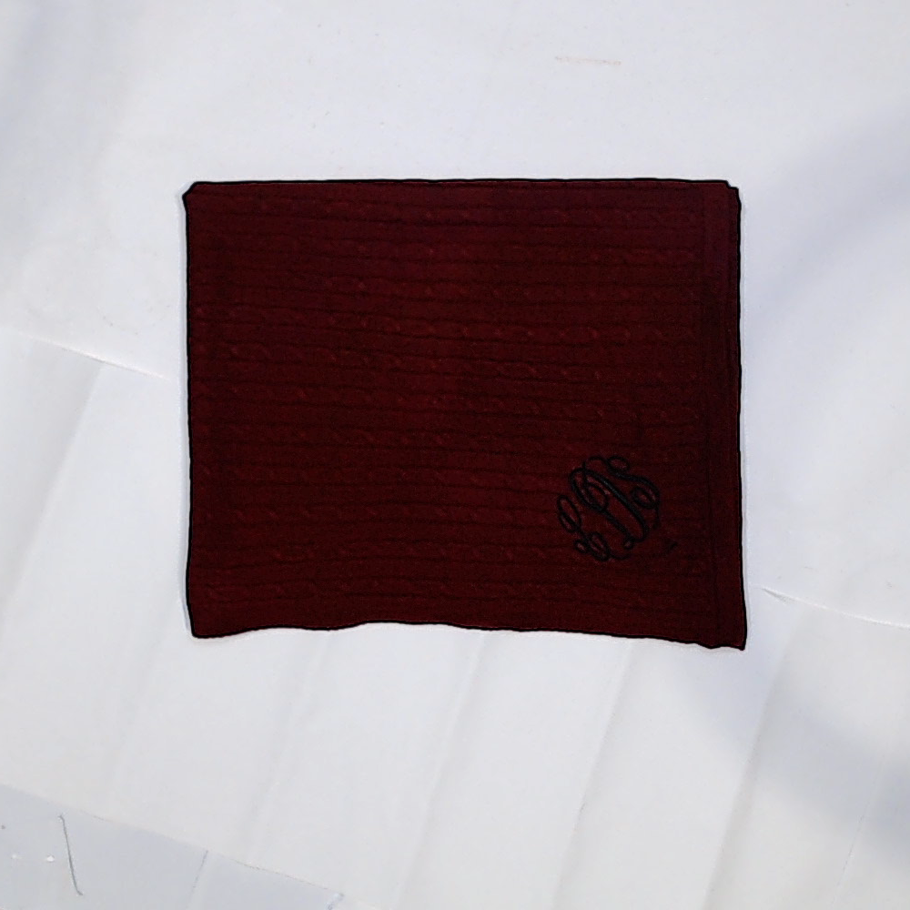 BLOOPER CLOTHING: Monogrammed Poncho