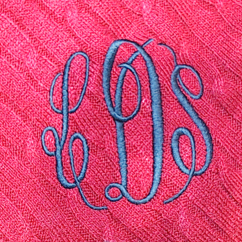 BLOOPER CLOTHING: Monogrammed Poncho