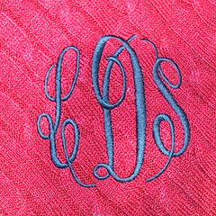 BLOOPER CLOTHING: Monogrammed Poncho