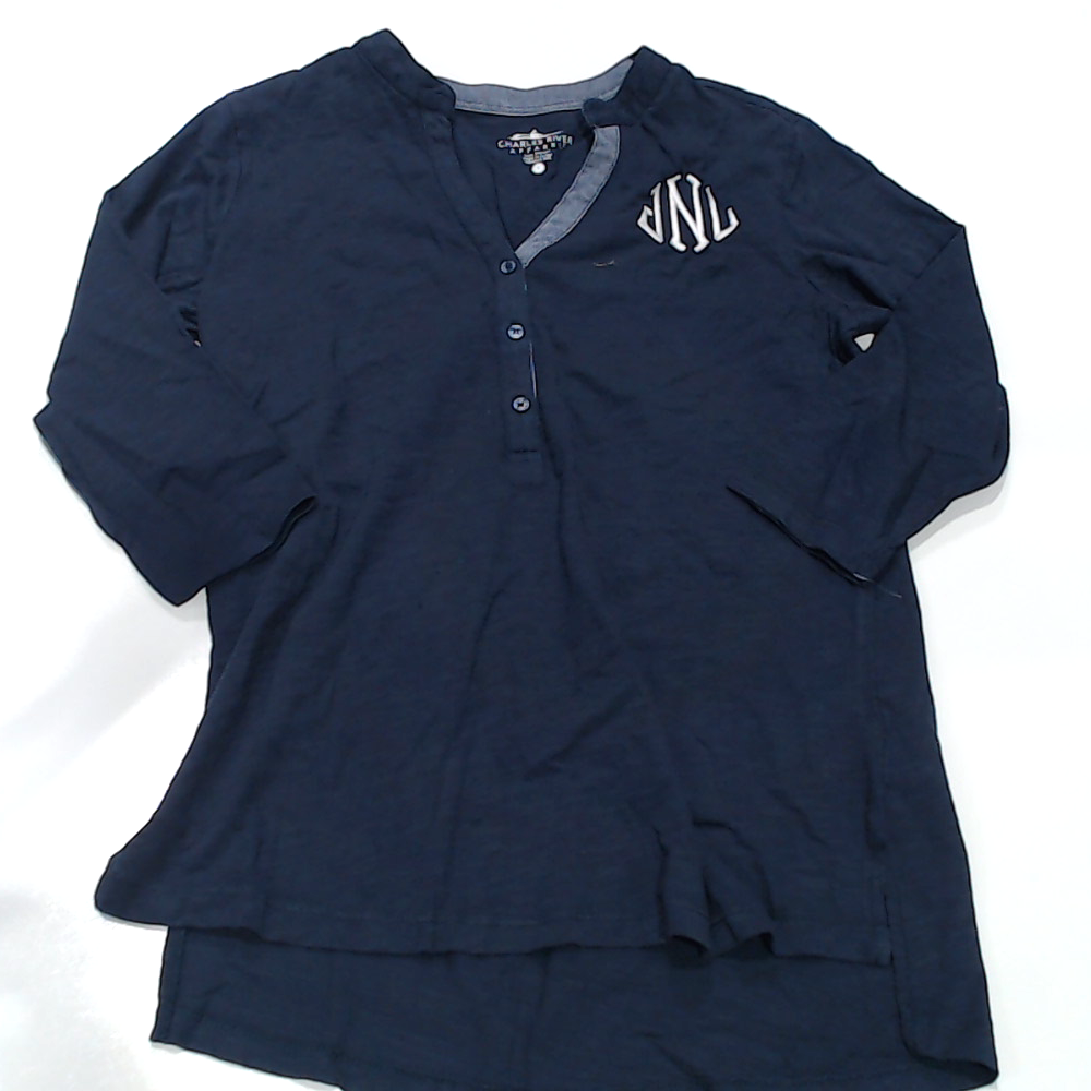 BLOOPER CLOTHING: Monogrammed Henley