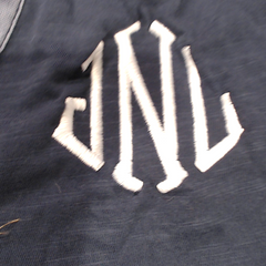 BLOOPER CLOTHING: Monogrammed Henley