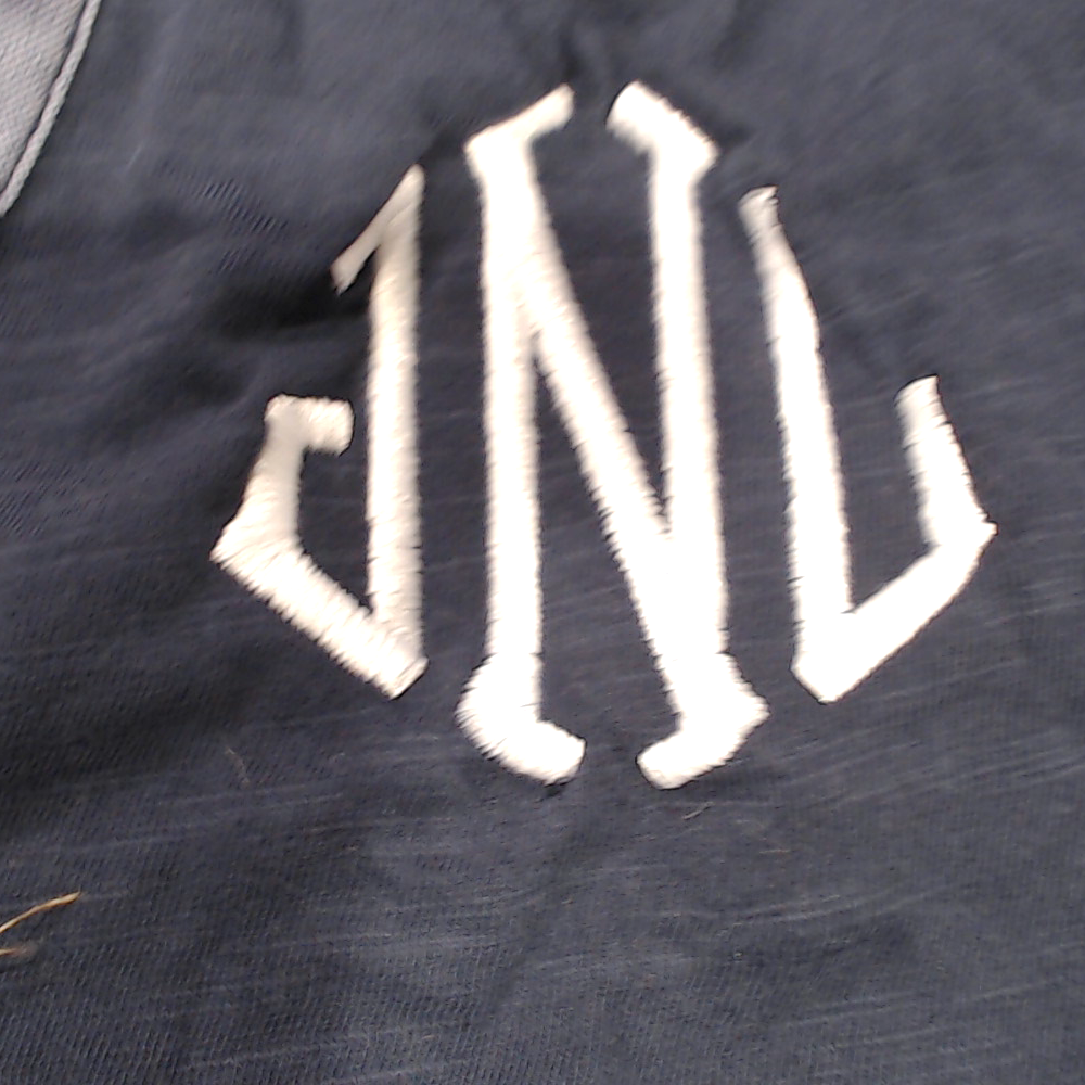 BLOOPER CLOTHING: Monogrammed Henley