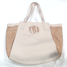 BLOOPER BAG: Monogrammed Seaside Tote