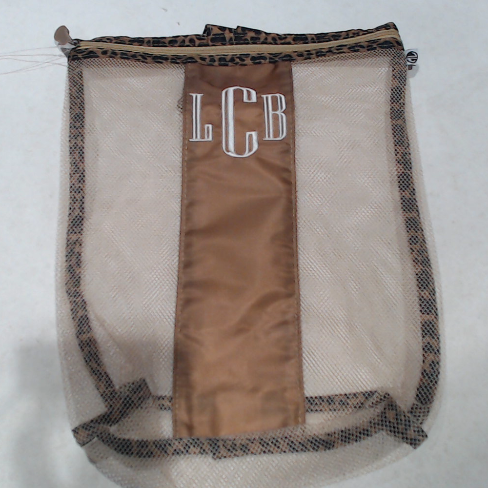 BLOOPER BAG: Monogrammed Shower Bag