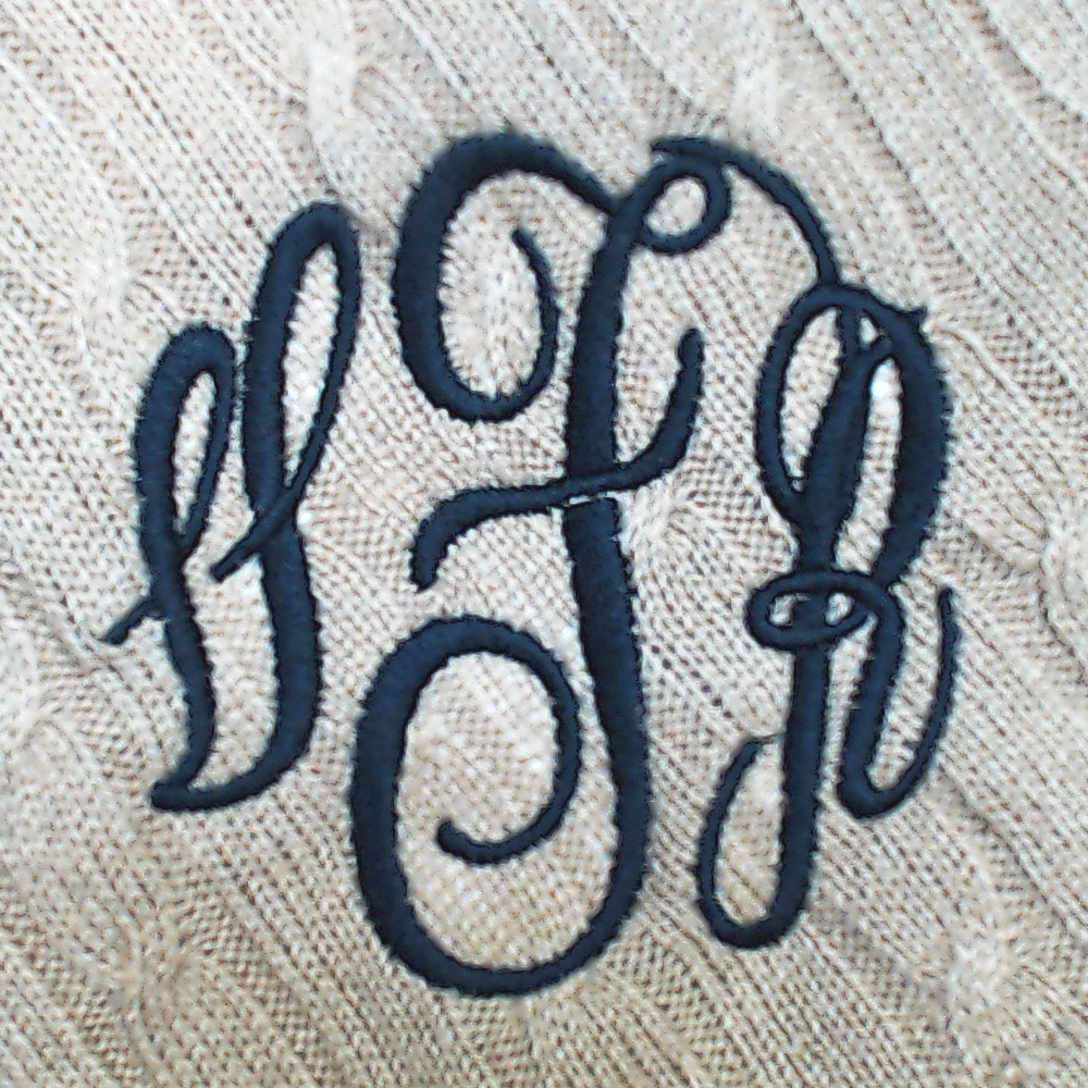 BLOOPER CLOTHING: Monogrammed Poncho