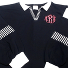 BLOOPER CLOTHING: Monogrammed Colorblock Sweatshirt