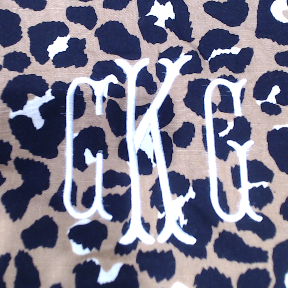 BLOOPER SWIM: Monogrammed Cover Up