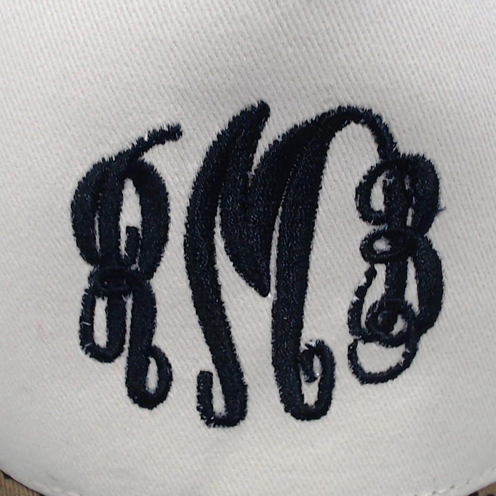 BLOOPER ACCESSORY: Monogrammed Leopard Trucker Hat