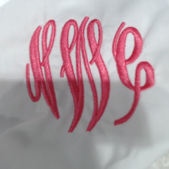 BLOOPER KIDS: Monogrammed White Eyelet Baby Bloomers