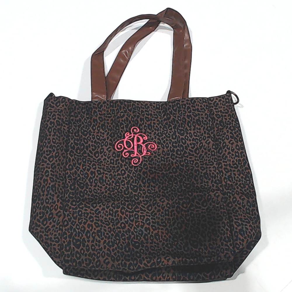 BLOOPER BAG: Monogrammed Canvas Bag