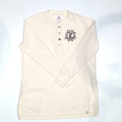 BLOOPER CLOTHING: Monogrammed Waffle Henley Tunic