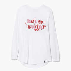 personalized long sleeve shirt hey sugar