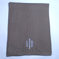BLOOPER ACCESSORY: Monogrammed Cable Knit Scarf