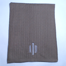 BLOOPER ACCESSORY: Monogrammed Cable Knit Scarf