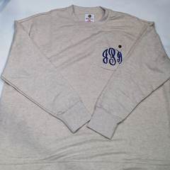 BLOOPER CLOTHING: Monogrammed Crewneck Sweatshirt