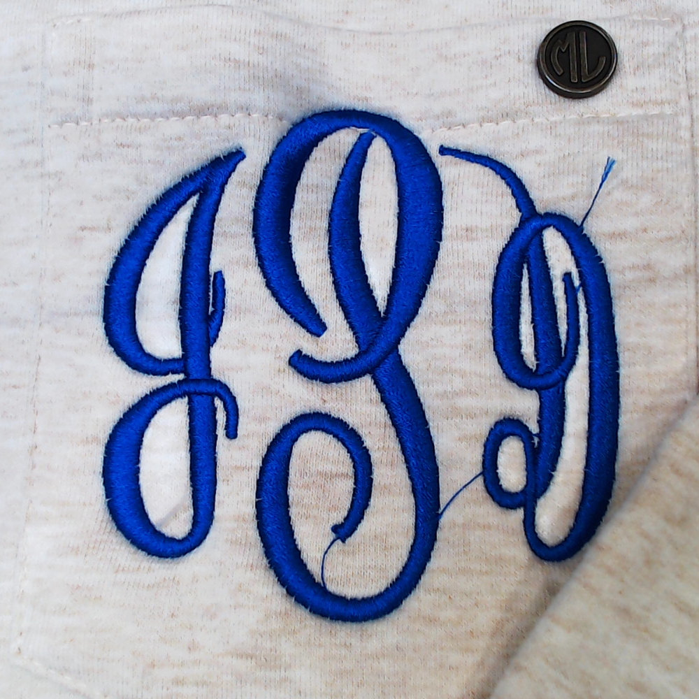 BLOOPER CLOTHING: Monogrammed Crewneck Sweatshirt