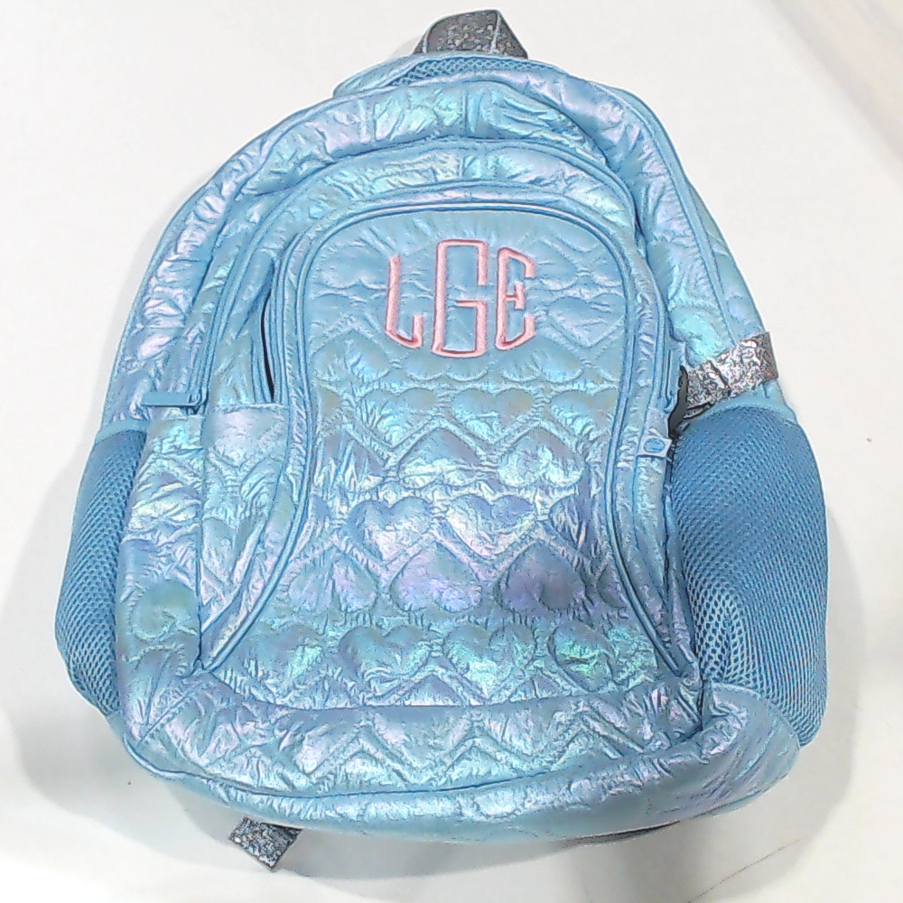 BLOOPER BAG: Monogrammed Backpack