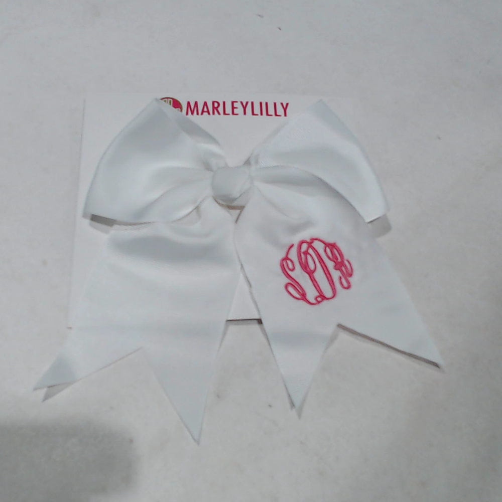 BLOOPER KIDS: Monogrammed Girls Hair Bow