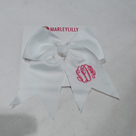 BLOOPER KIDS: Monogrammed Girls Hair Bow