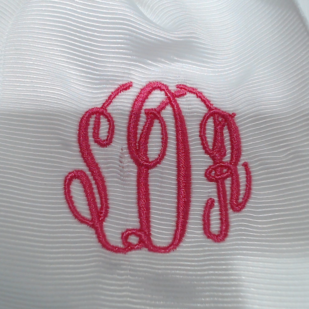 BLOOPER KIDS: Monogrammed Girls Hair Bow
