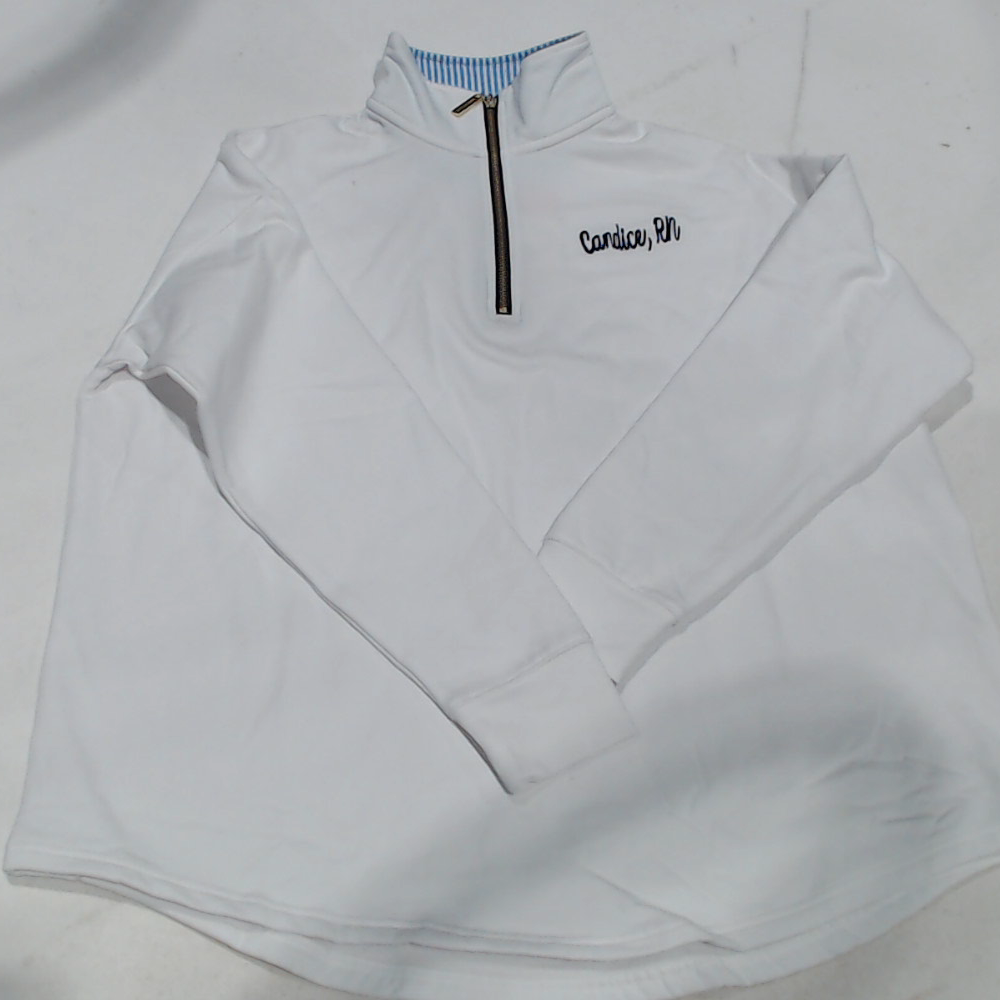 BLOOPER CLOTHING: Monogrammed Quarter Zip Sweatshirt