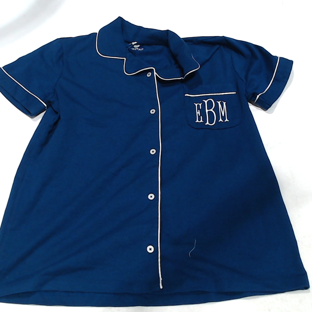 BLOOPER CLOTHING: Monogrammed Classic Sleep Top