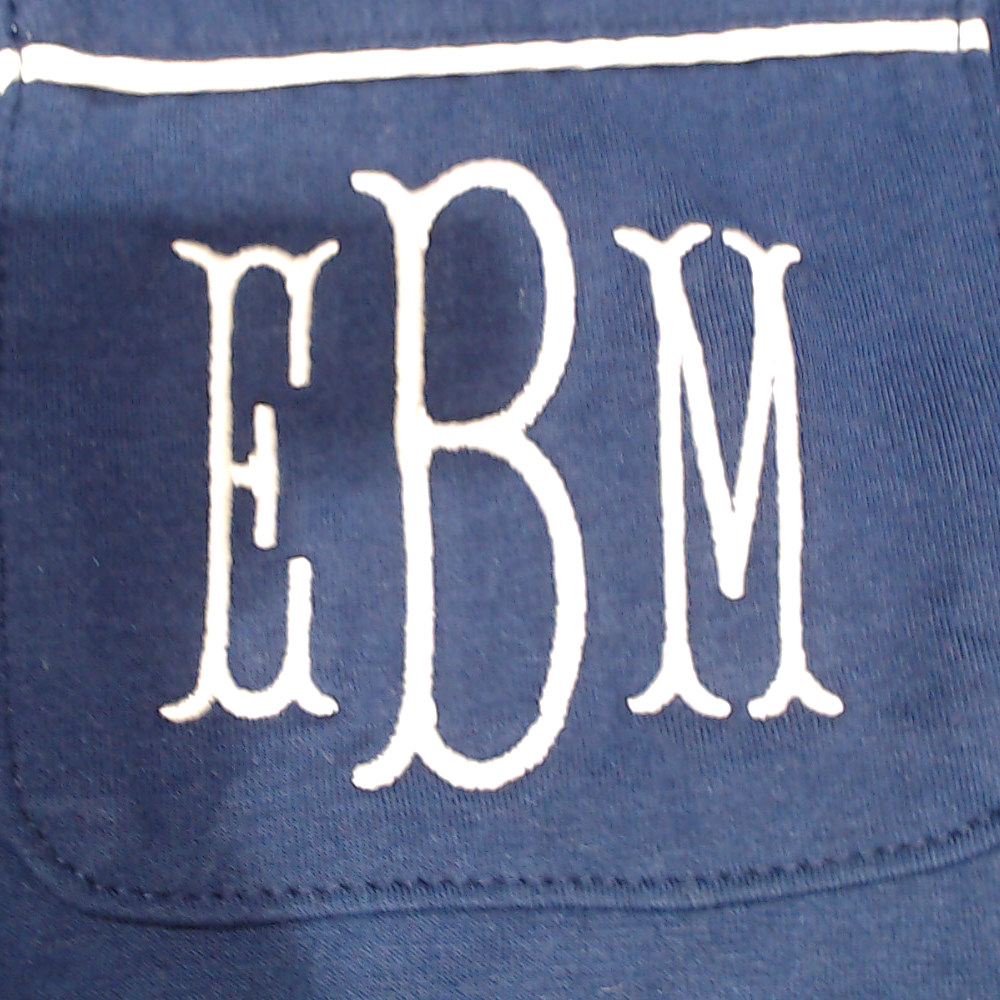 BLOOPER CLOTHING: Monogrammed Classic Sleep Top