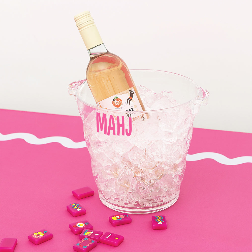 Personalized Wine Bucket Mahjong