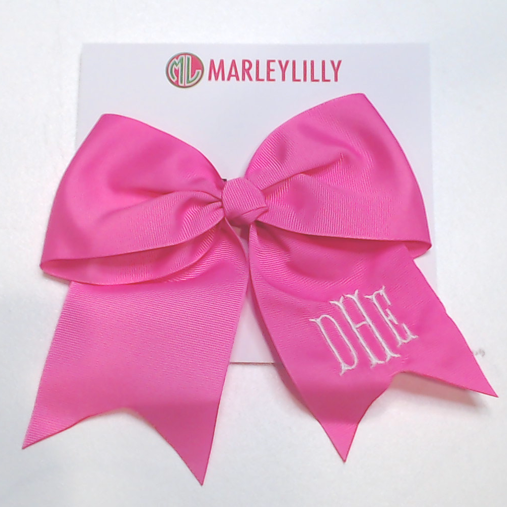 BLOOPER ACCESSORY: Monogrammed Girls Hair Bow