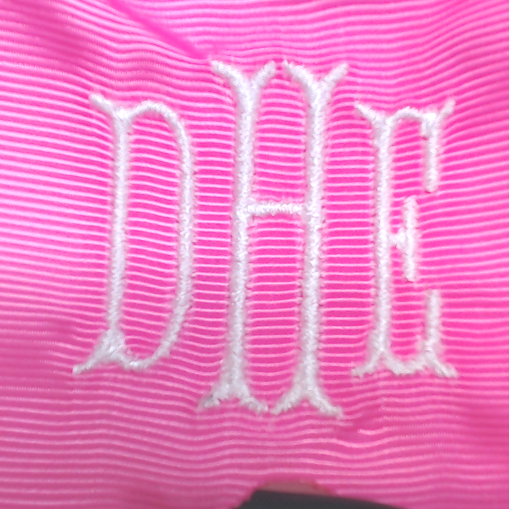 BLOOPER ACCESSORY: Monogrammed Girls Hair Bow