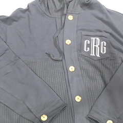 BLOOPER CLOTHING: Monogrammed Waffle Knit Shacket