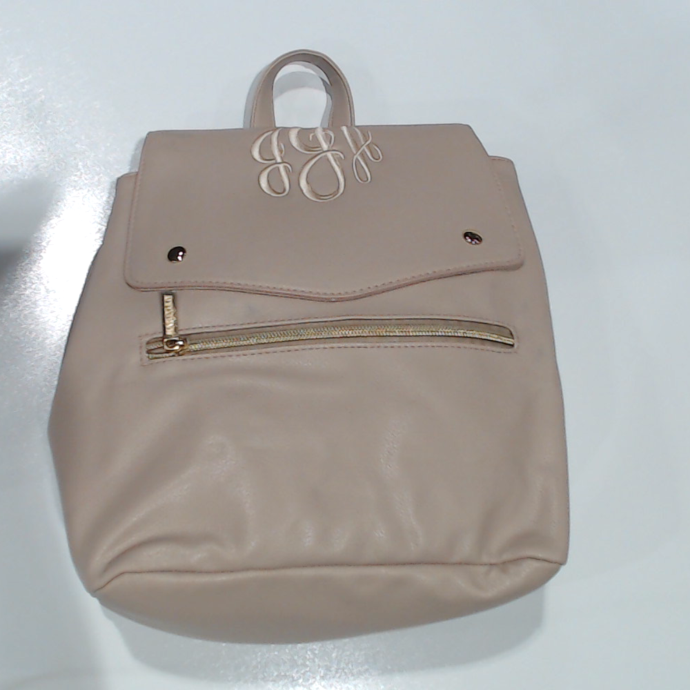 BLOOPER BAG: Monogrammed Backpack Purse