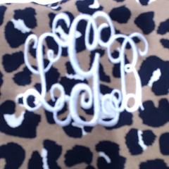 BLOOPER SWIM: Monogrammed Cover Up