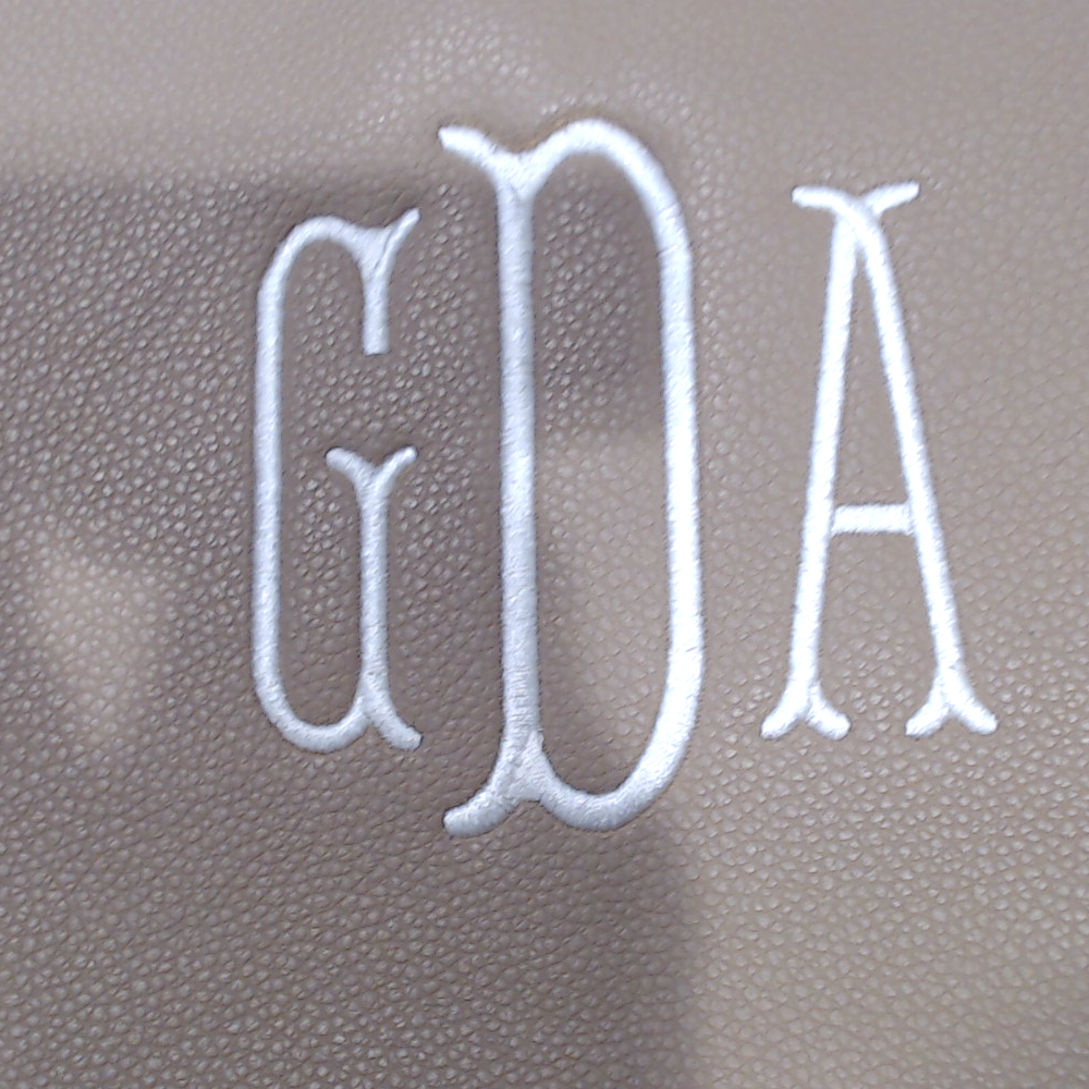 BLOOPER BAG: Monogrammed Bucket Bag