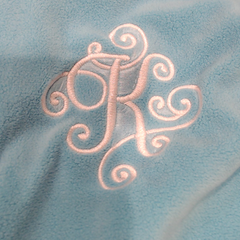BLOOPER CLOTHING: Monogrammed Puff Sleeve Fleece Pullover