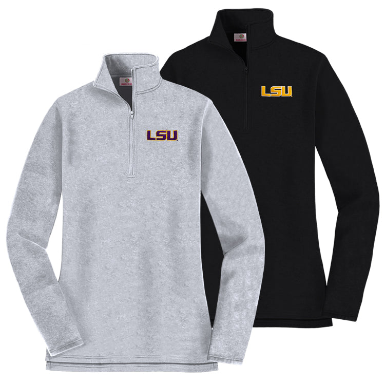 lsu pullover sweatshirts in gray & black