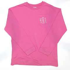 BLOOPER KIDS: Monogrammed Kids Crewneck Sweatshirt
