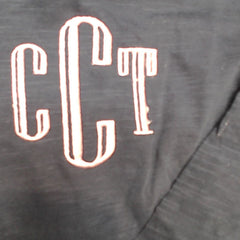 BLOOPER CLOTHING: Monogrammed Henley