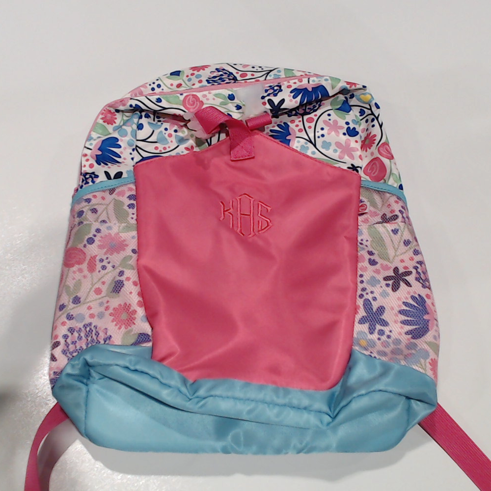 BLOOPER KIDS: Monogrammed Kids Basic Backpack