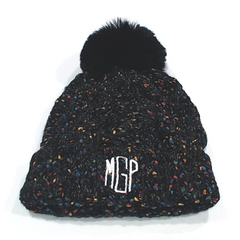 BLOOPER ACCESSORY: Monogrammed Beanie