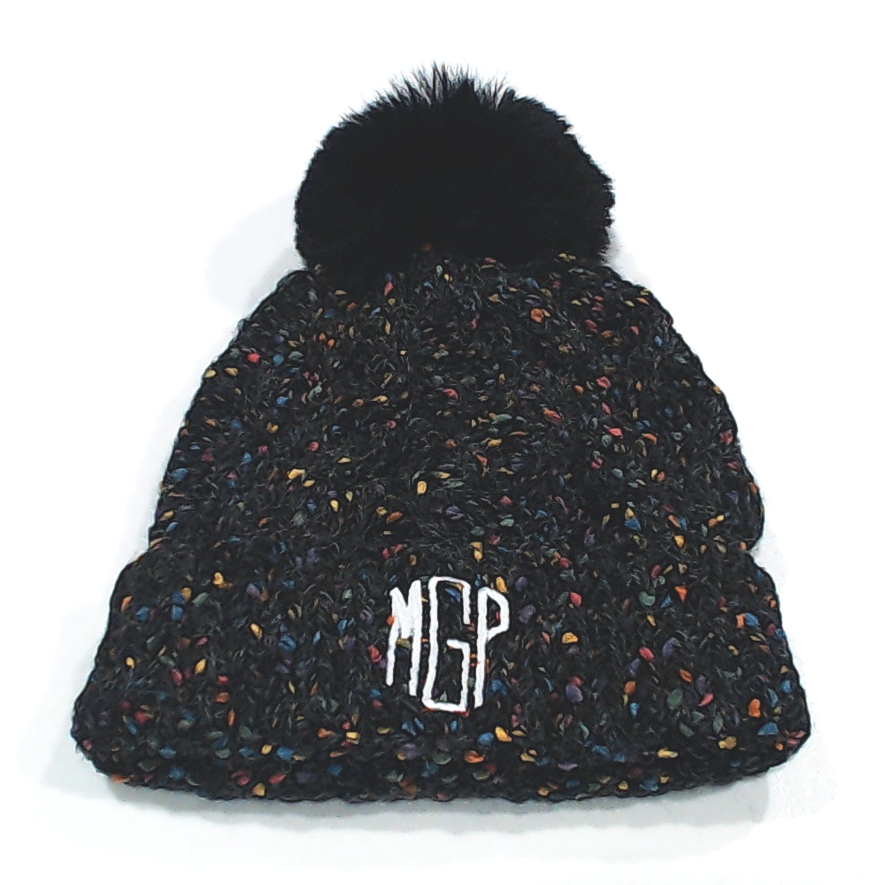 BLOOPER ACCESSORY: Monogrammed Beanie