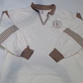 BLOOPER CLOTHING: Monogrammed Colorblock Sweatshirt