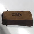 BLOOPER ACCESSORY: Personalized Waxed Canvas Dopp Kit